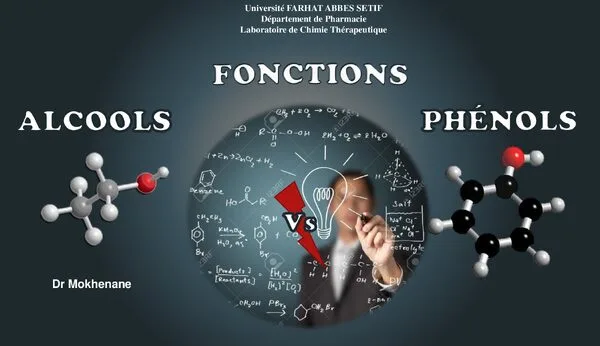 Cours : fonctions alcools et phénols – Chimie thérapeutique