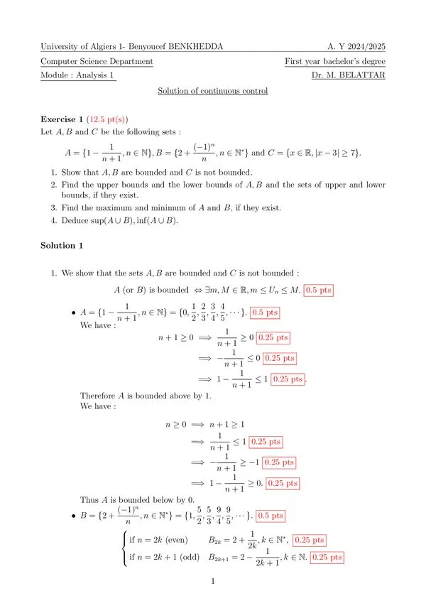 TD: continuous control – Analysis 1